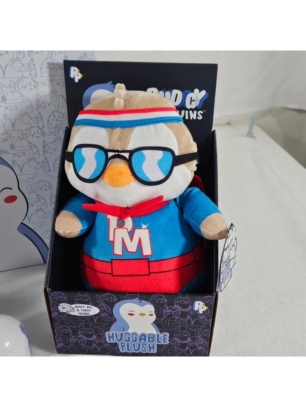 Pudgy Penguins Plush Toy Set Figure Box Clip & Accessories Bundle